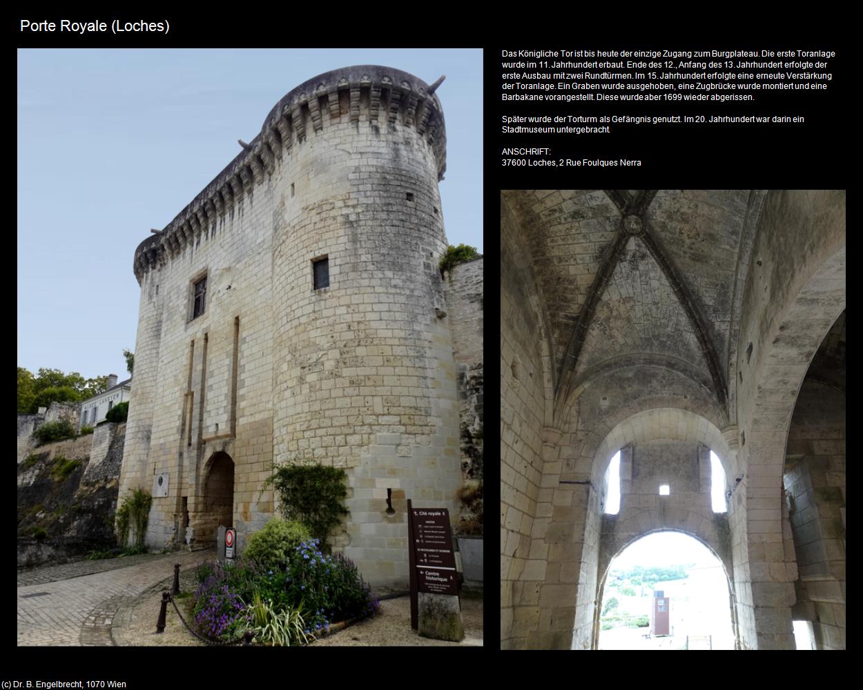 Porte Royale (Loches (FR-CVL)) in Kulturatlas-FRANKREICH