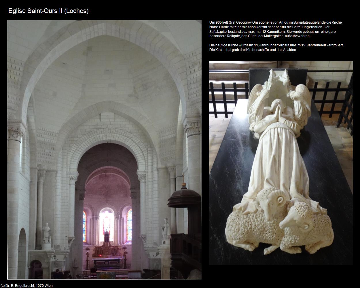 Eglise Saint-Ours II (Loches (FR-CVL)) in Kulturatlas-FRANKREICH