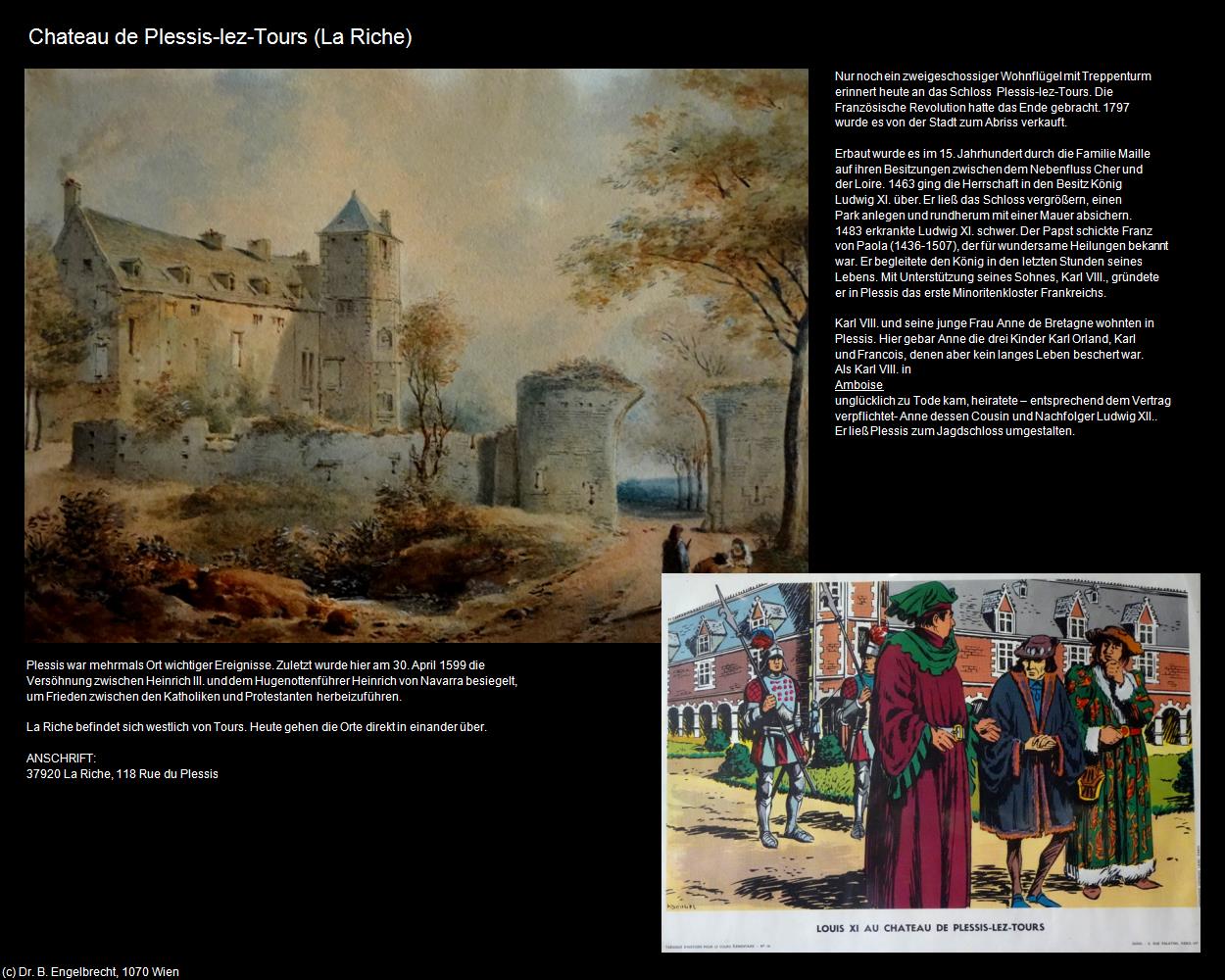 Chateau de Plessis-lez-Tours (La Riche (FR-CVL)) in Kulturatlas-FRANKREICH(c)B.Engelbrecht