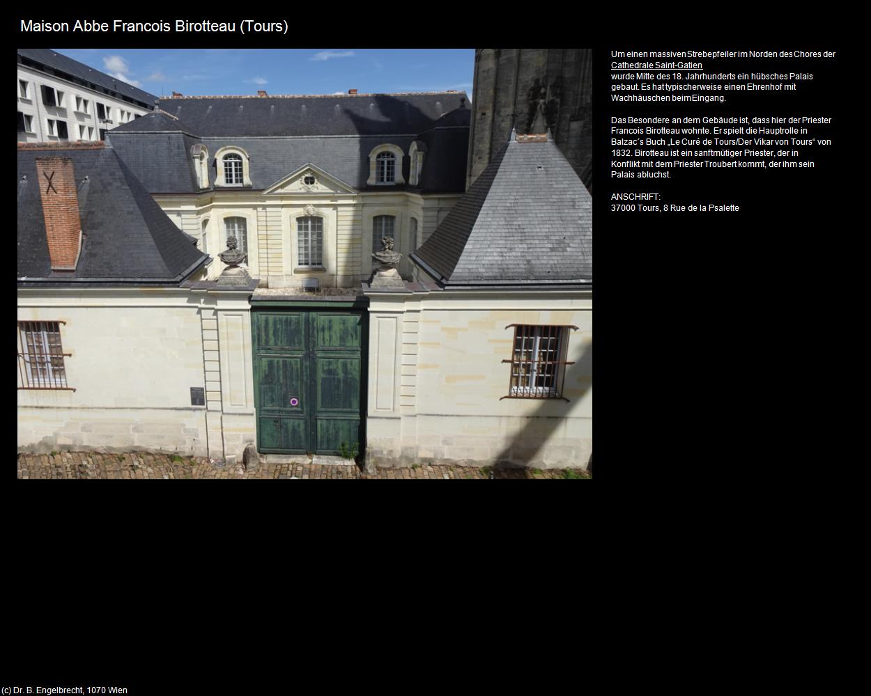 Maison Abbe Francois Birotteau (Tours (FR-CVL)) in Kulturatlas-FRANKREICH(c)B.Engelbrecht