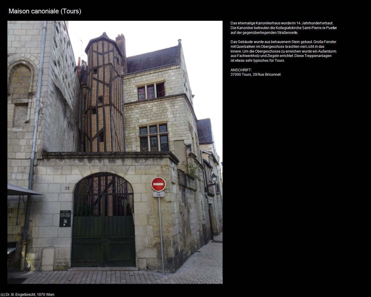 Maison canoniale (Tours (FR-CVL)) in Kulturatlas-FRANKREICH