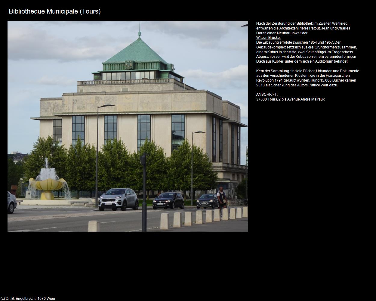 Bibliotheque Municipale (Tours (FR-CVL)) in Kulturatlas-FRANKREICH(c)B.Engelbrecht