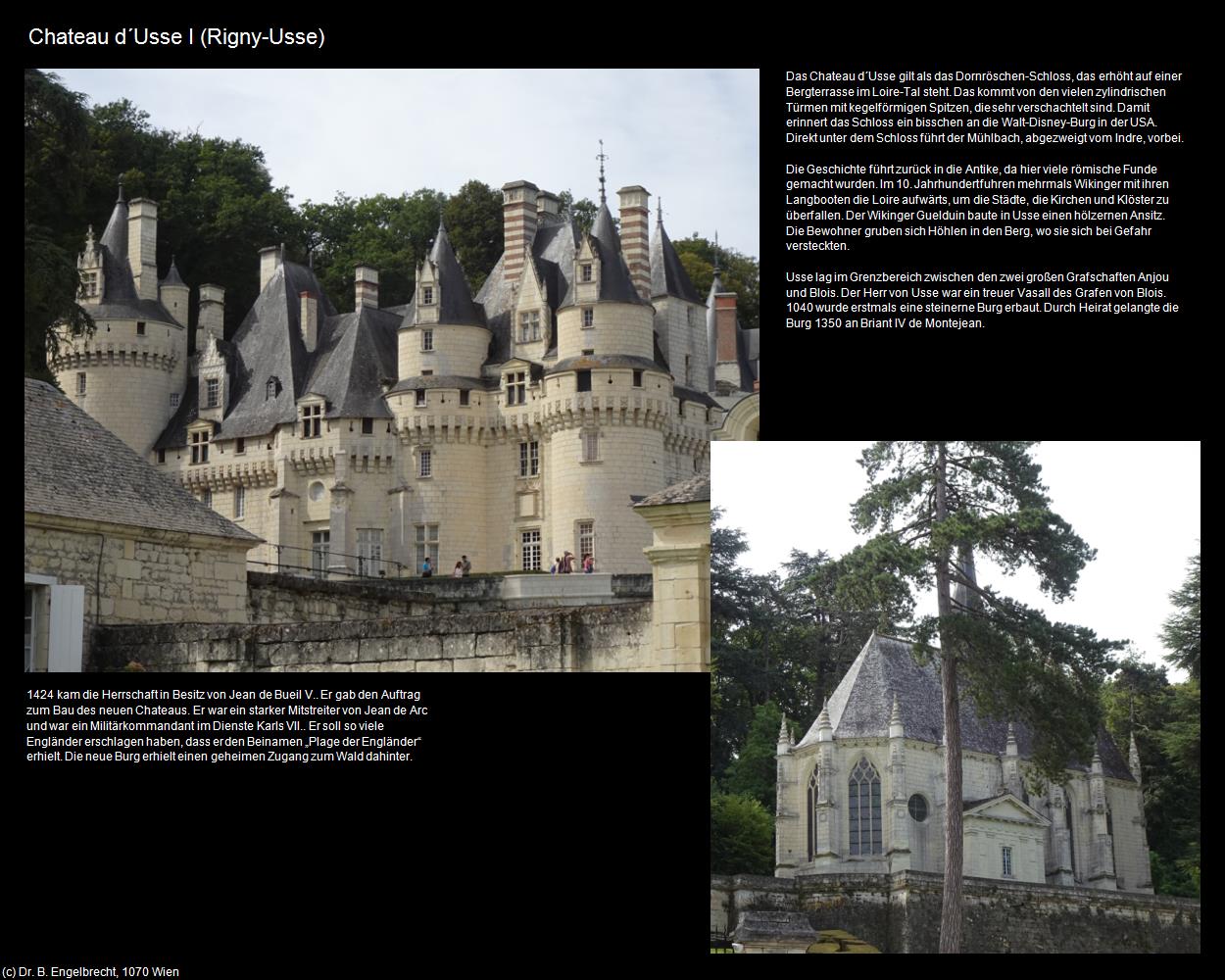 Chateau d‘Usse I (Rigny-Usse (FR-CVL)) in Kulturatlas-FRANKREICH