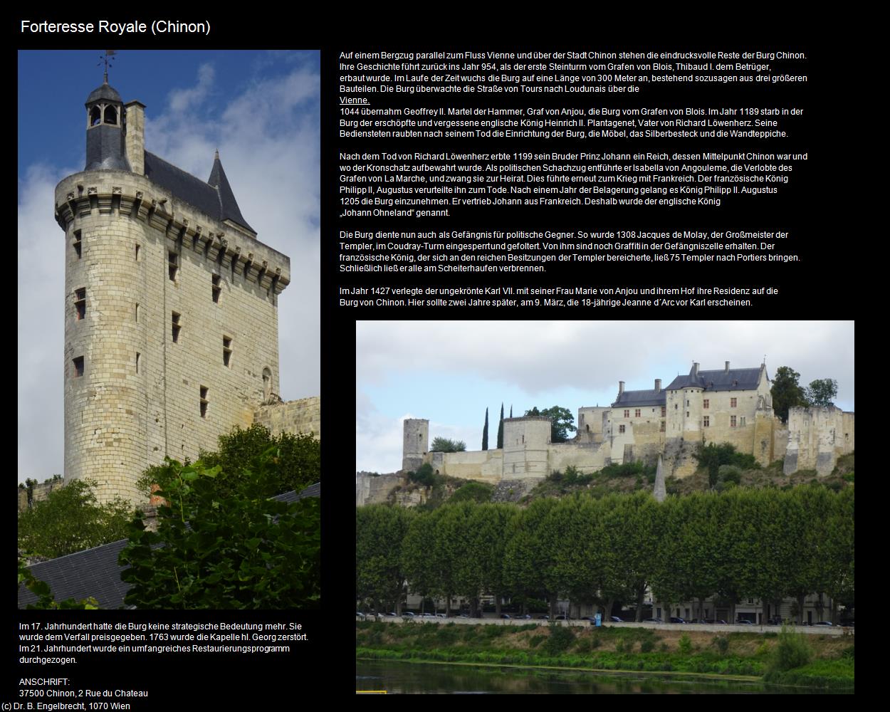 Forteresse Royale (Chinon (FR-CVL)) in Kulturatlas-FRANKREICH(c)B.Engelbrecht