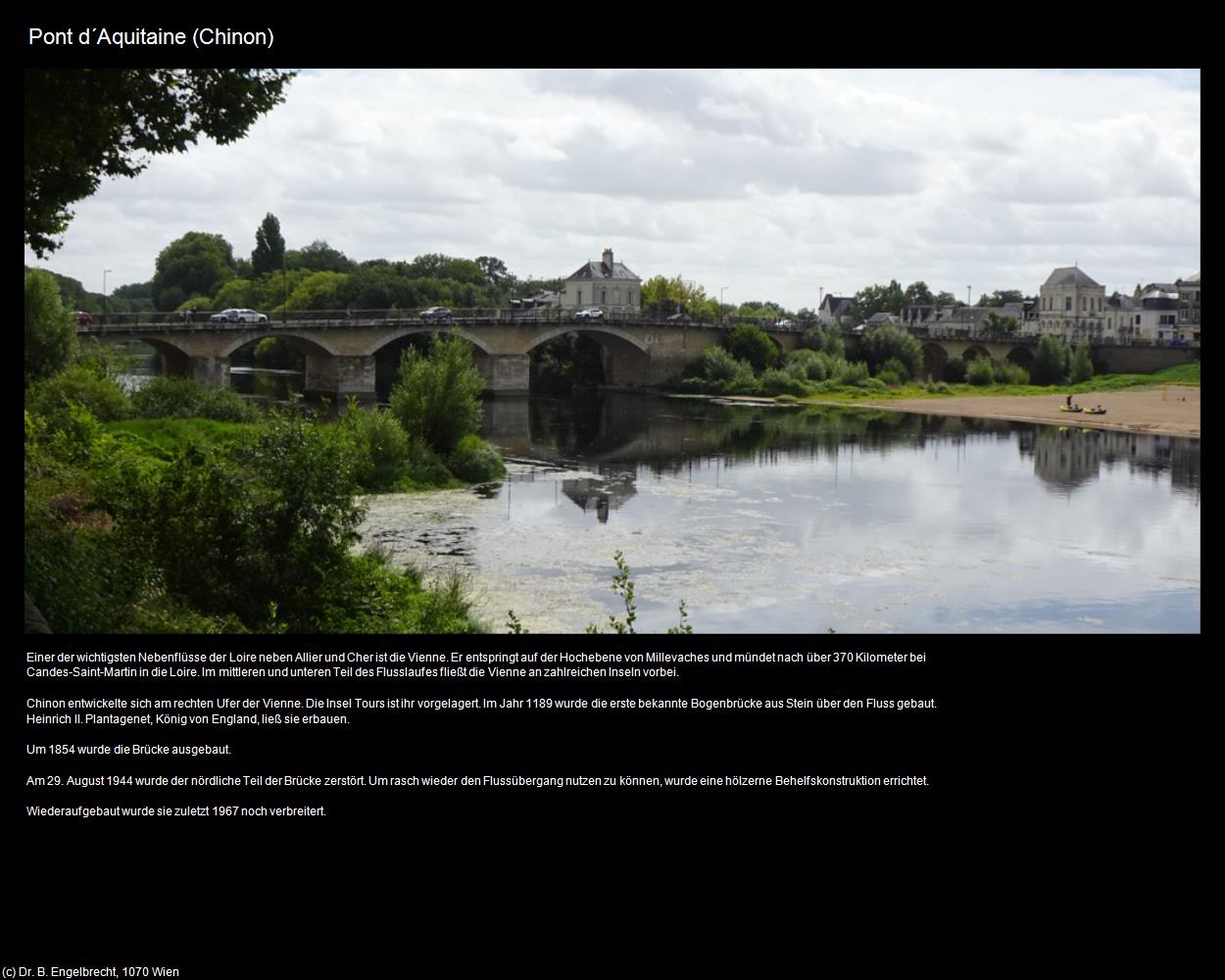 Pont d‘Aquitaine (Chinon (FR-CVL)) in Kulturatlas-FRANKREICH