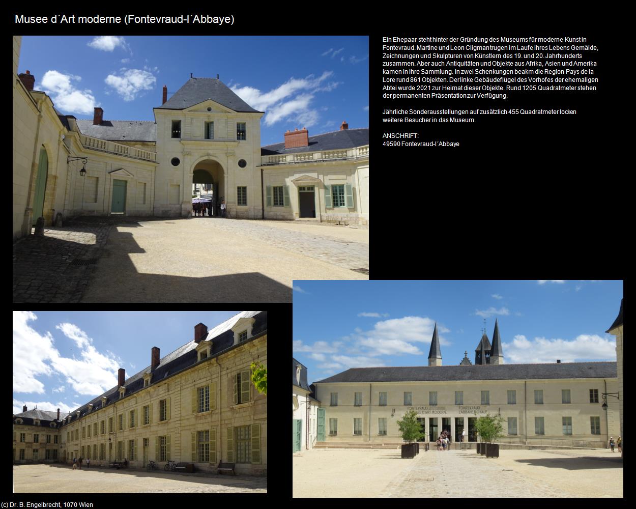 Musee d‘Art moderne (Fontevraud-l‘Abbaye (FR-PDL)) in Kulturatlas-FRANKREICH