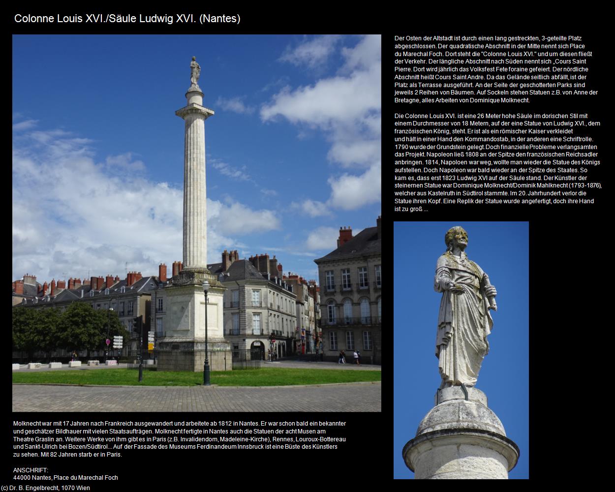 Colonne Louis XVI (Nantes (FR-PDL)) in Kulturatlas-FRANKREICH