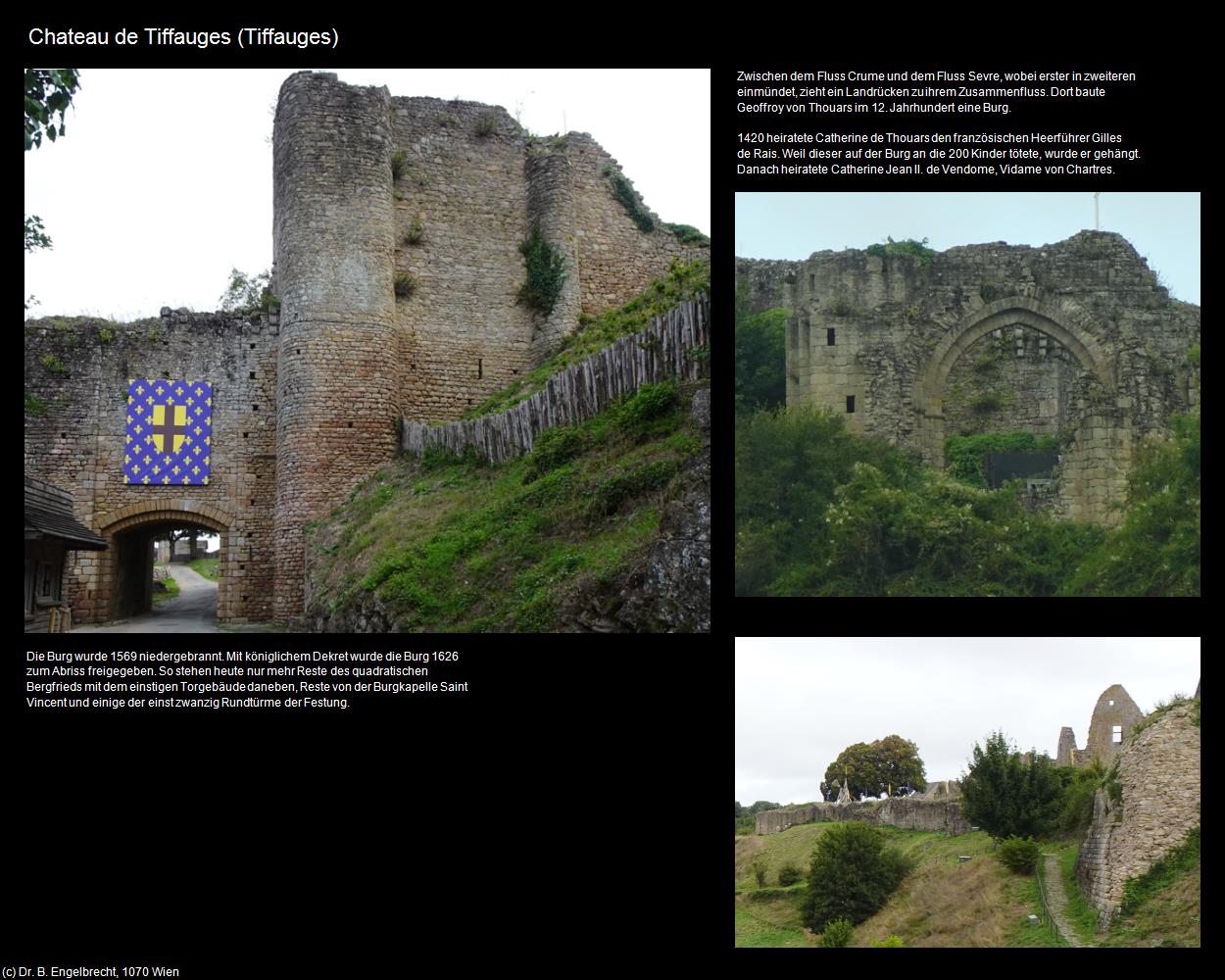 Chateau de Tiffauges (Tiffauges (FR-PDL)) in Kulturatlas-FRANKREICH