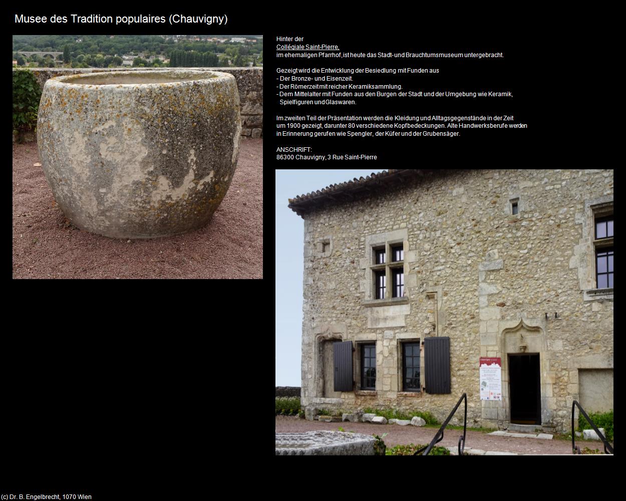 Musee des Tradition populaires (Chauvigny (FR-NAQ)) in Kulturatlas-FRANKREICH(c)B.Engelbrecht