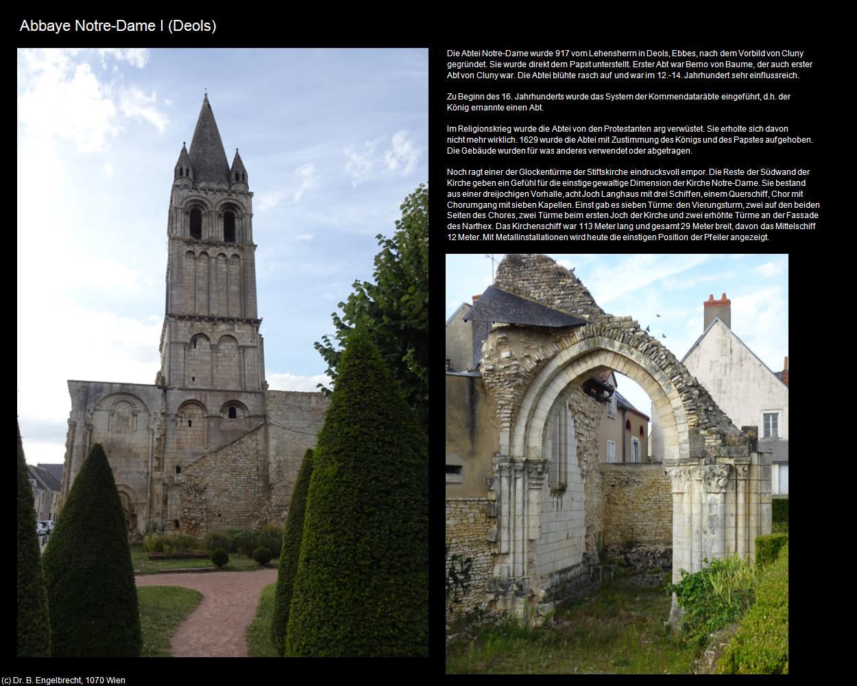 Abbaye Notre-Dame I (Deols (FR-CVL)) in Kulturatlas-FRANKREICH