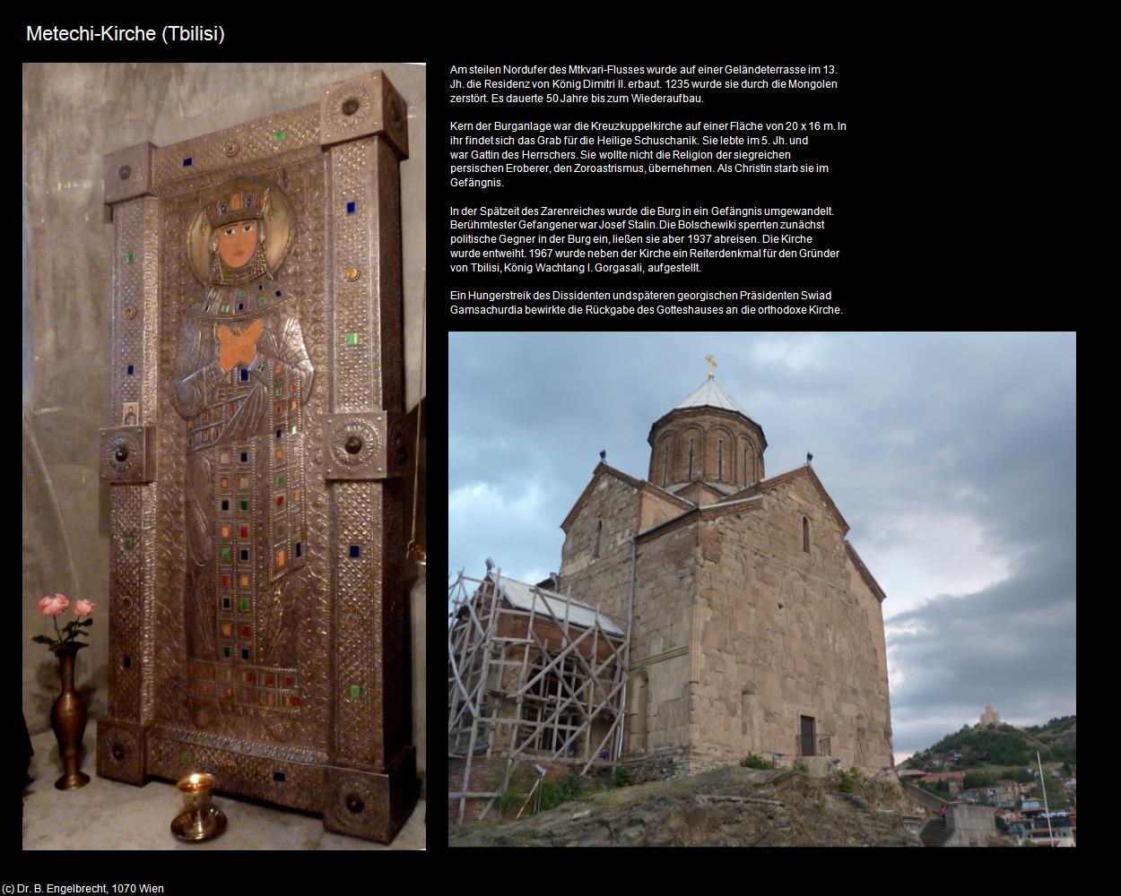 Metechi-Kirche  (Tbilisi/Tiflis) in GEORGIEN