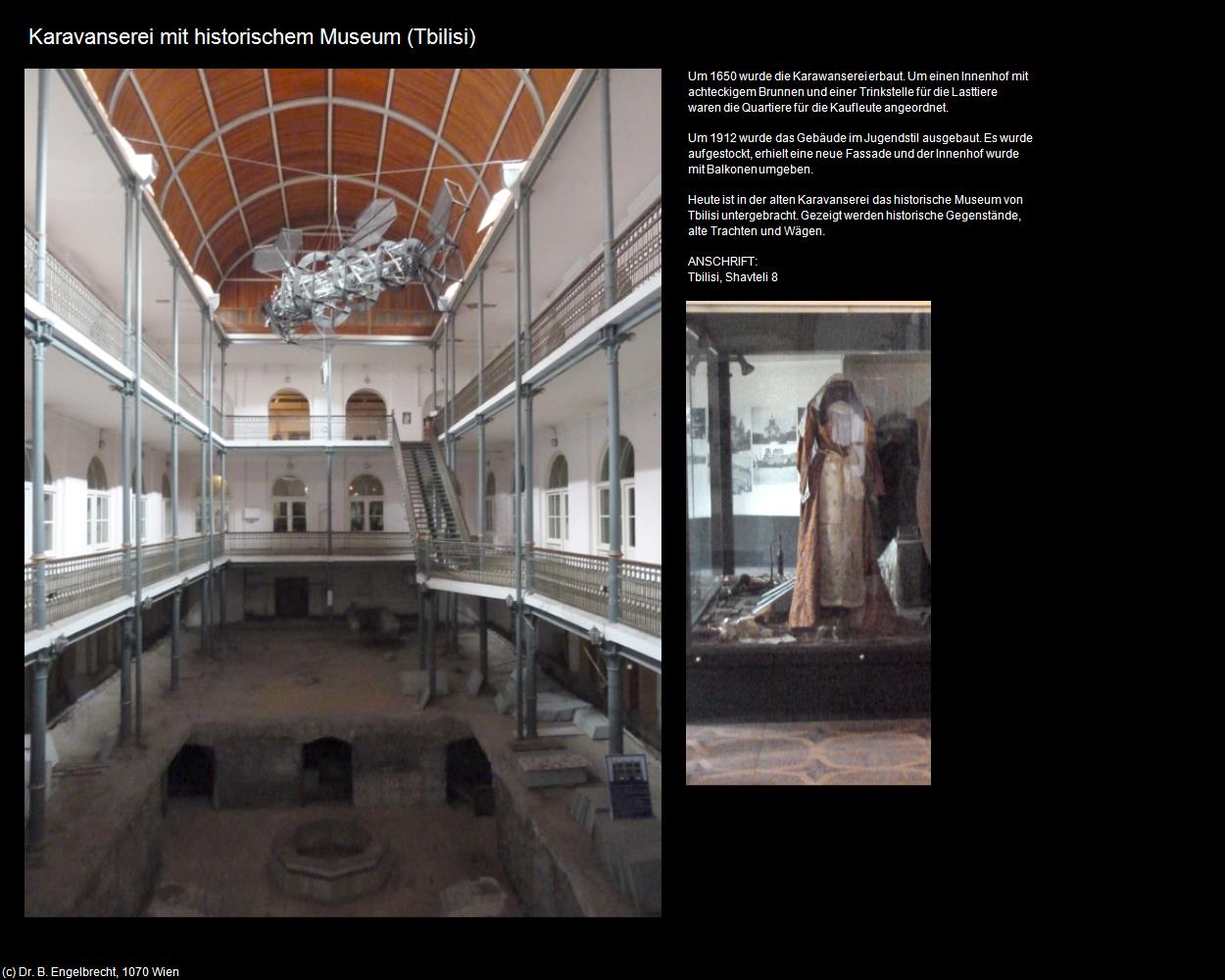 Karavanserei mit historischen Museum (Tbilisi/Tiflis) in GEORGIEN