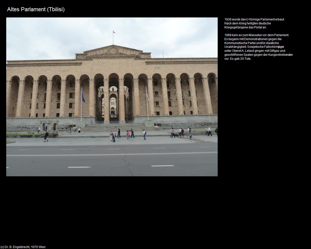 Altes Parlament (Tbilisi/Tiflis) in GEORGIEN