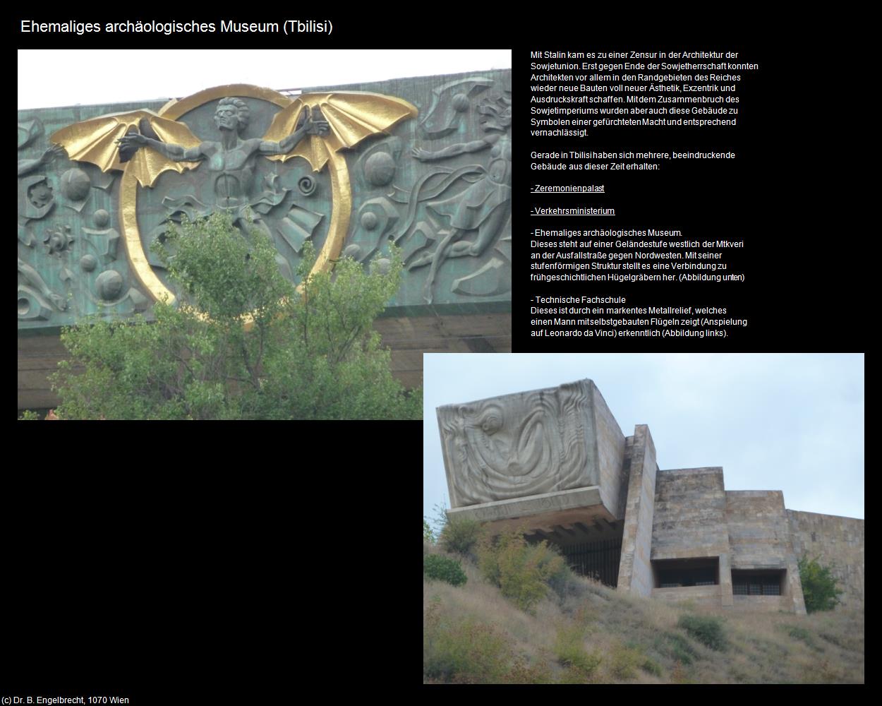 Ehem. archäologisches Museum (Tbilisi/Tiflis) in GEORGIEN(c)B.Engelbrecht