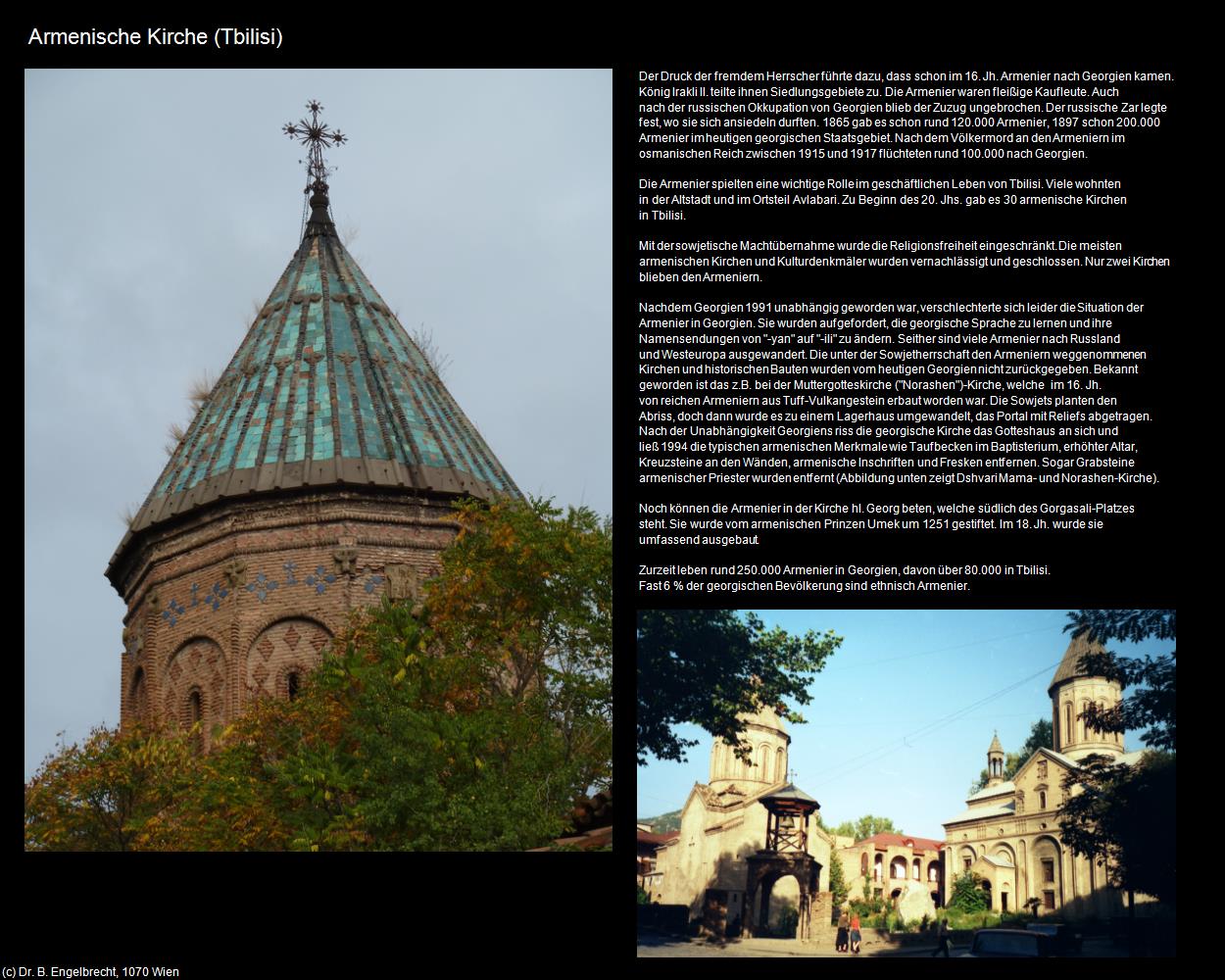 Armenische Kirche  (Tbilisi/Tiflis) in GEORGIEN