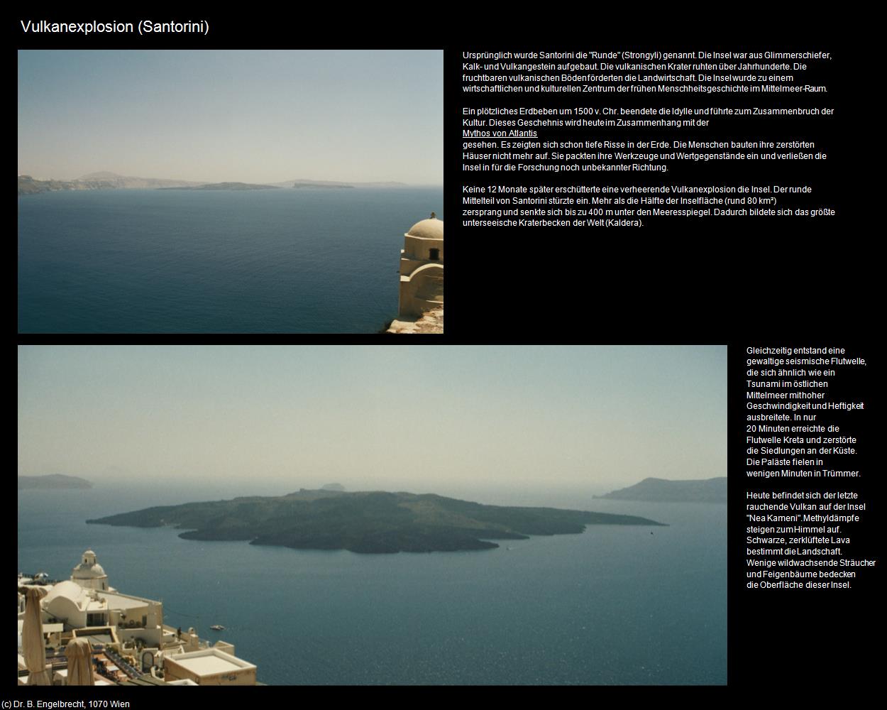 Vulkanexplosion (SANTORINI) in KRETA und SANTORIN(c)B.Engelbrecht