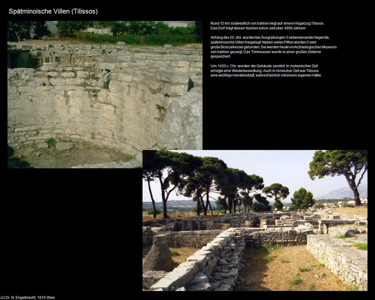 Spätminoische Villen (Tilissos) in KRETA und SANTORIN