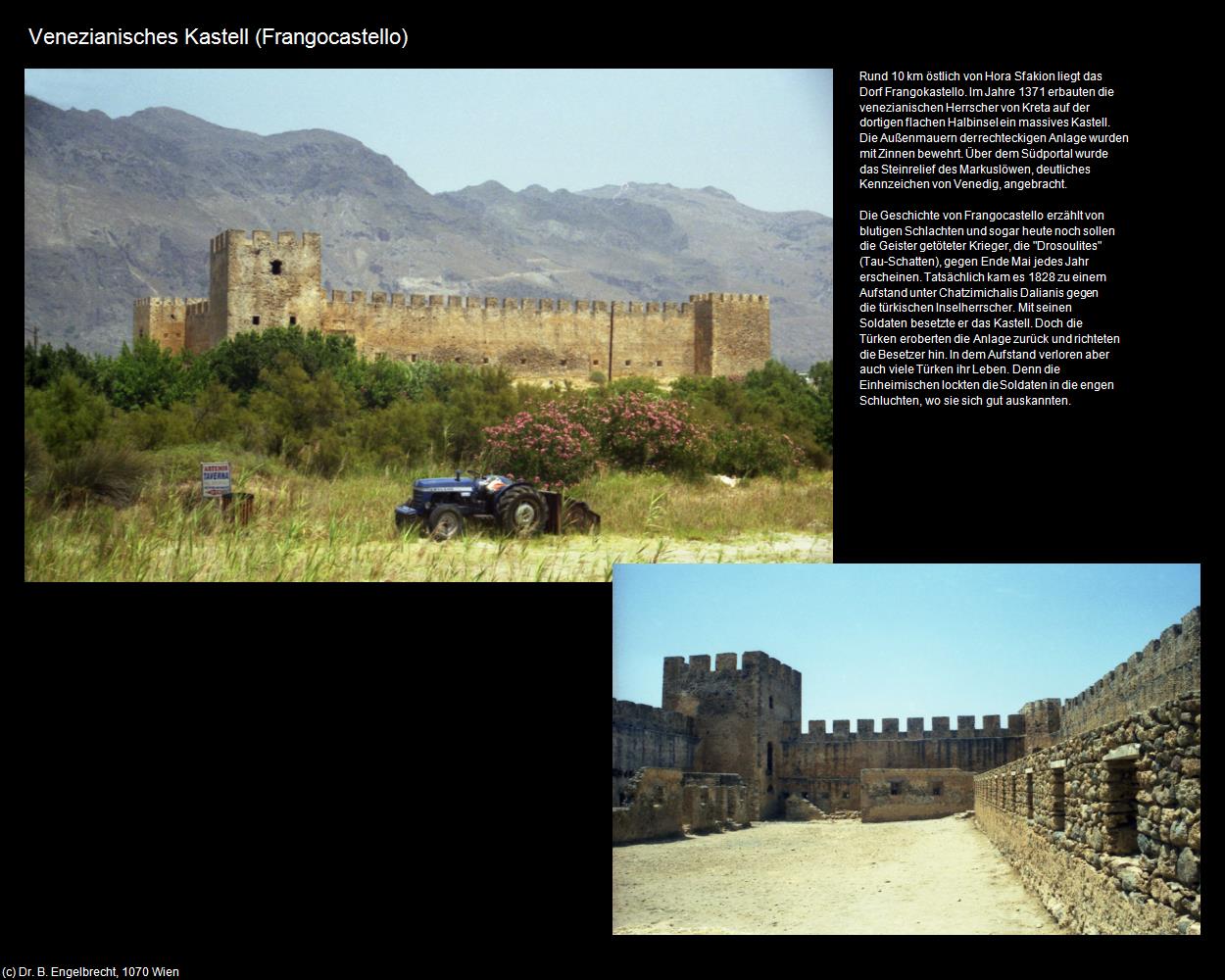 Venezianisches Kastell (Frangocastello) in KRETA und SANTORIN