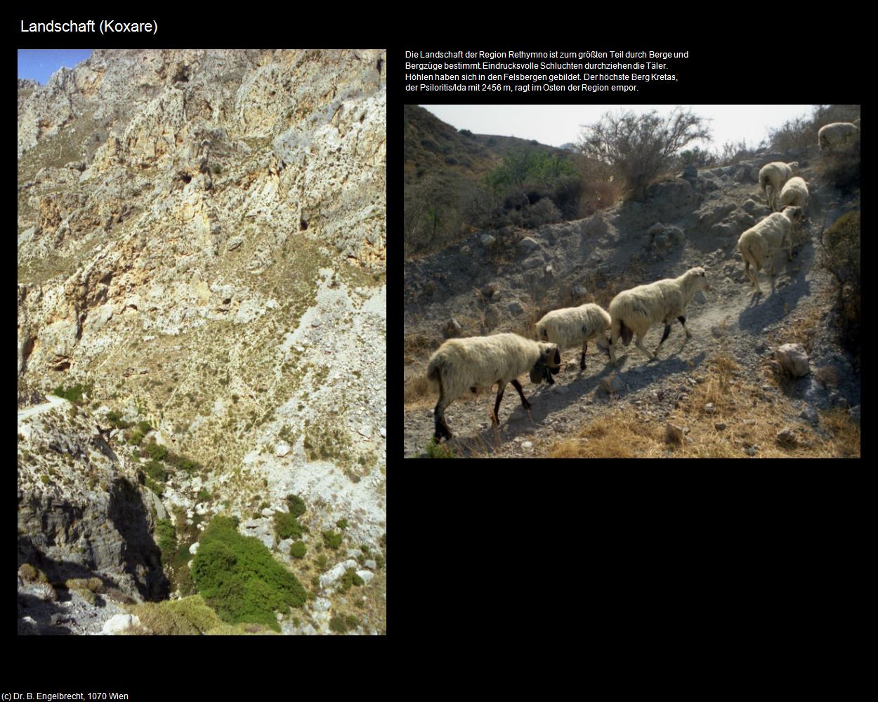 Landschaft (Koxare) in KRETA und SANTORIN