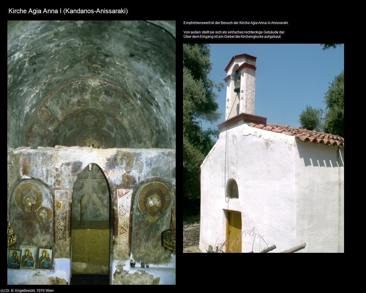 Kirche Agia Anna I (Anissaraki) (Kandanos) in KRETA und SANTORIN