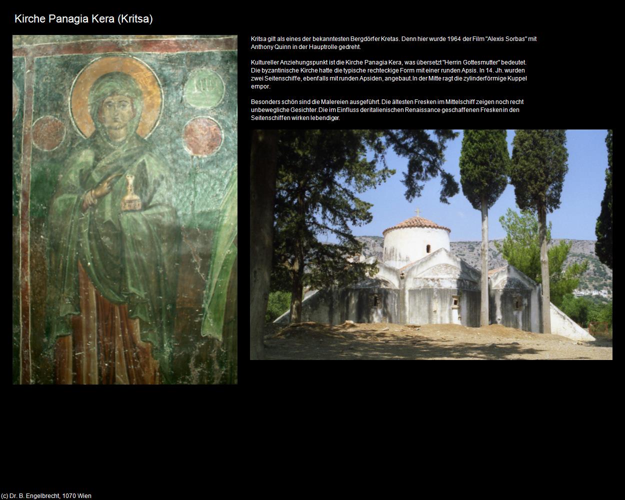 Kirche Panagia Kera (Kritsa) in KRETA und SANTORIN