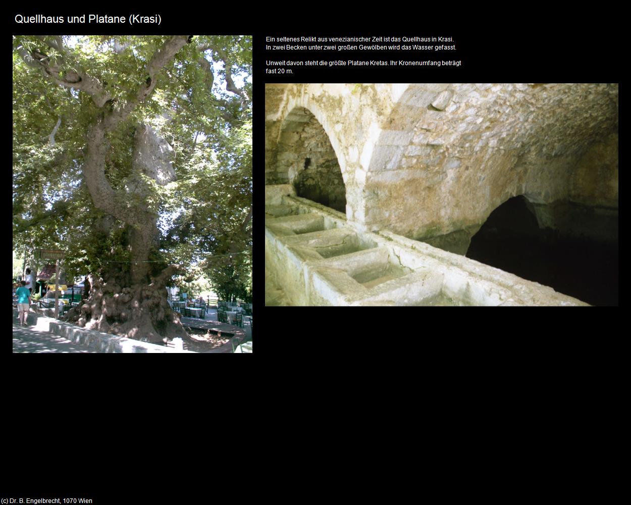 Quellhaus  (Krasi) in KRETA und SANTORIN