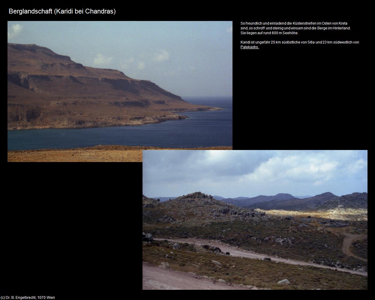 Berglandschaft (Karidi) (Chandras) in KRETA und SANTORIN(c)B.Engelbrecht