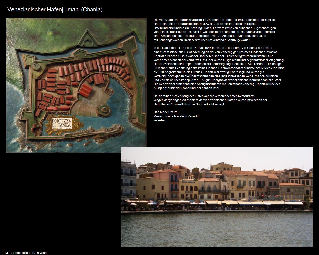 Venezianischer Hafen und Leuchtturm (Chania) in KRETA und SANTORIN