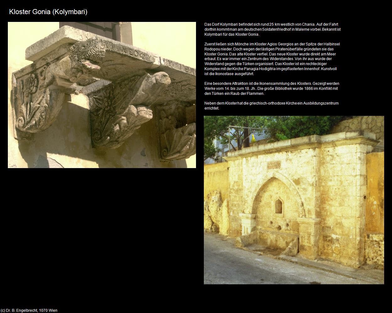Kloster Gonia  (Kolymbari) in KRETA und SANTORIN