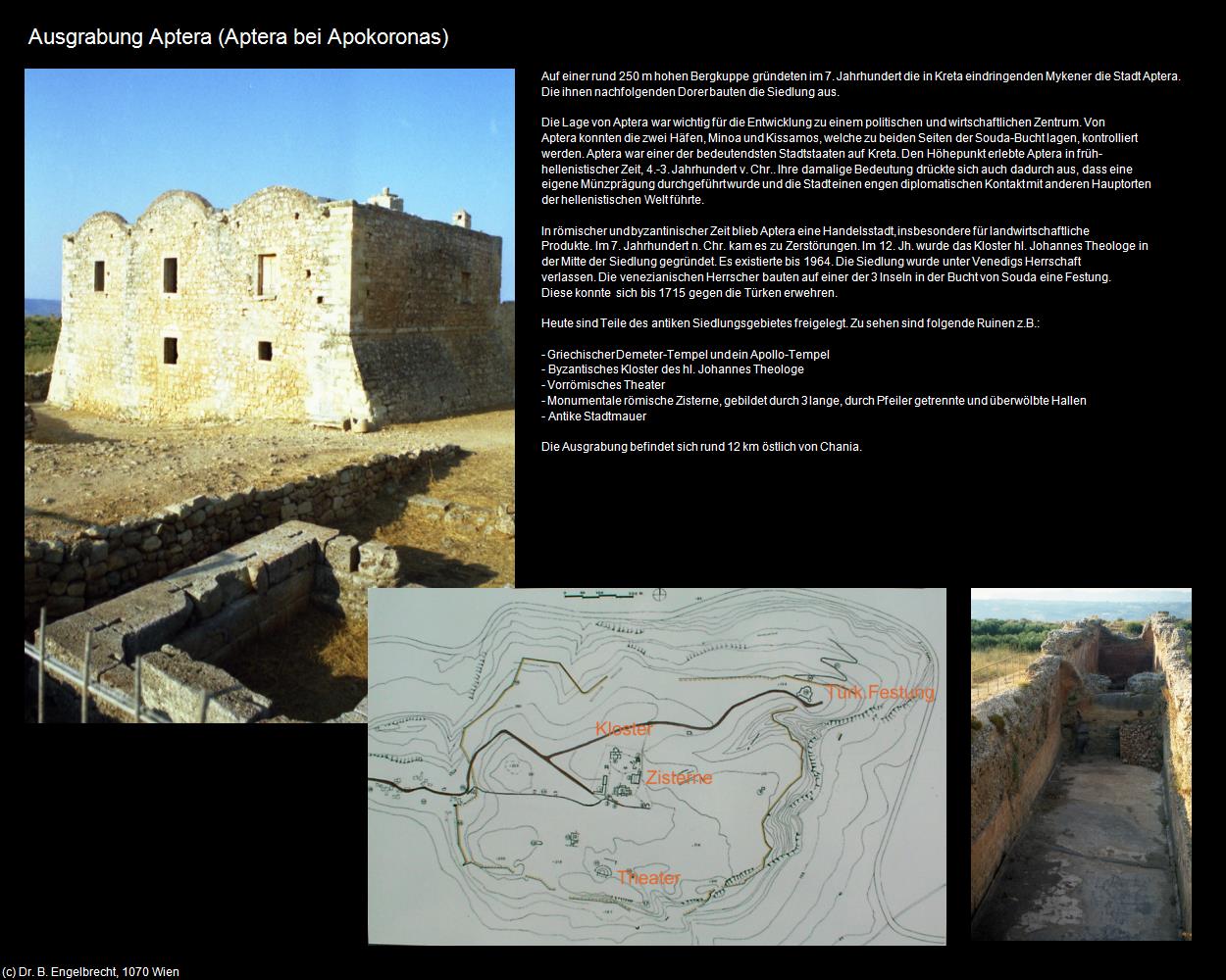 Ausgrabung Aptera (Aptera) (Apokoronas) in KRETA und SANTORIN