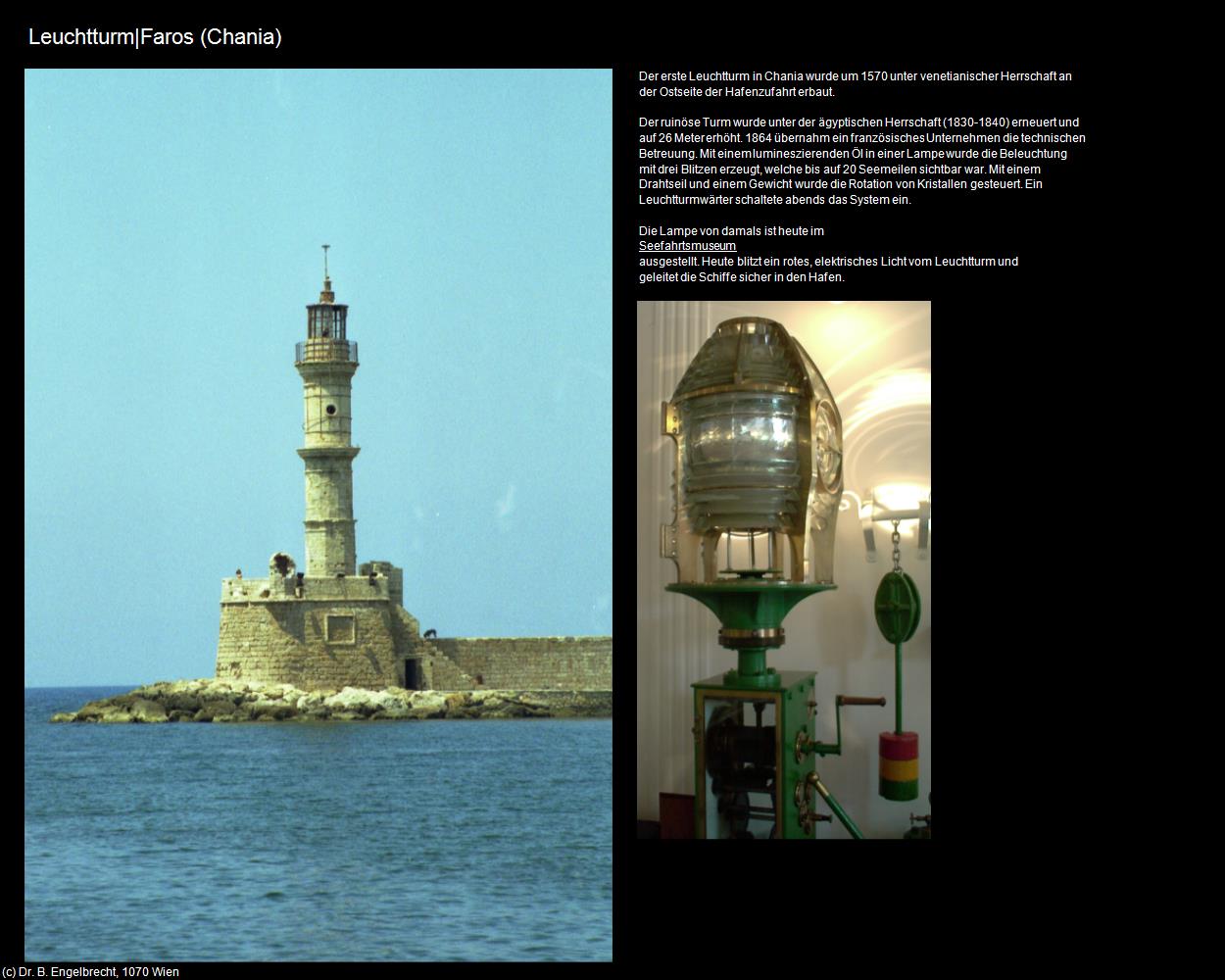 Leuchtturm|Faros (Chania) in KRETA und SANTORIN(c)B.Engelbrecht