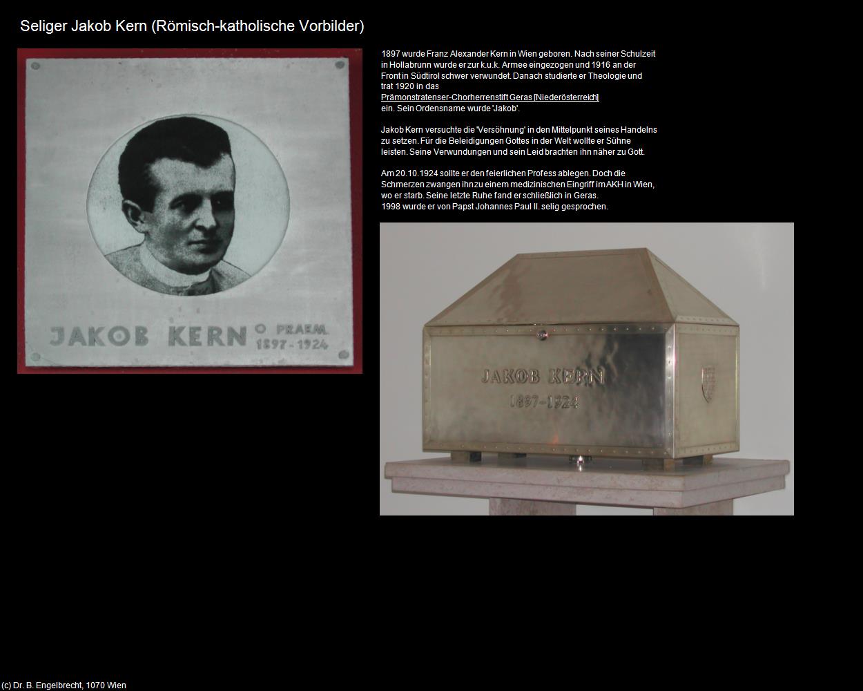 Seliger Jakob Kern  (Römisch-katholische Heilige) in Leben-und-Arbeiten-einst(c)B.Engelbrecht