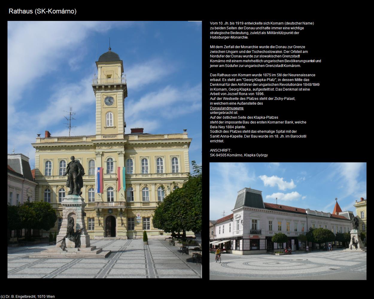 Rathaus (SK-Komárno) (Komárom) in Kulturatlas-UNGARN(c)B.Engelbrecht