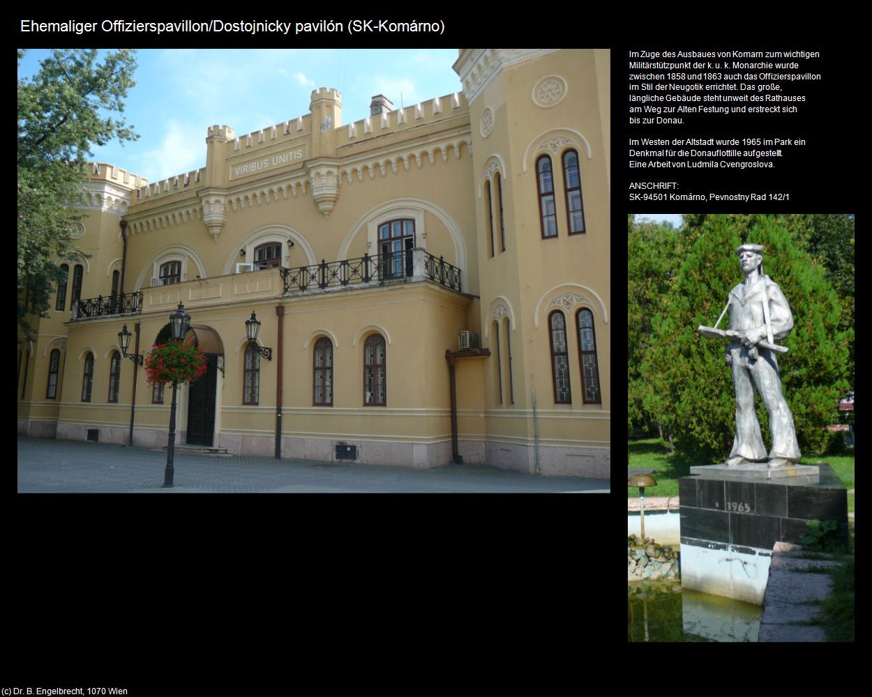Ehem. Offizierspavillon (SK-Komárno) (Komárom) in Kulturatlas-UNGARN
