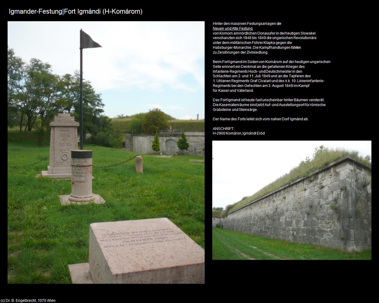 Igmander-Festung|Fort Igmand (H-Komárom) (Komárom) in UNGARN (c)B.Engelbrecht