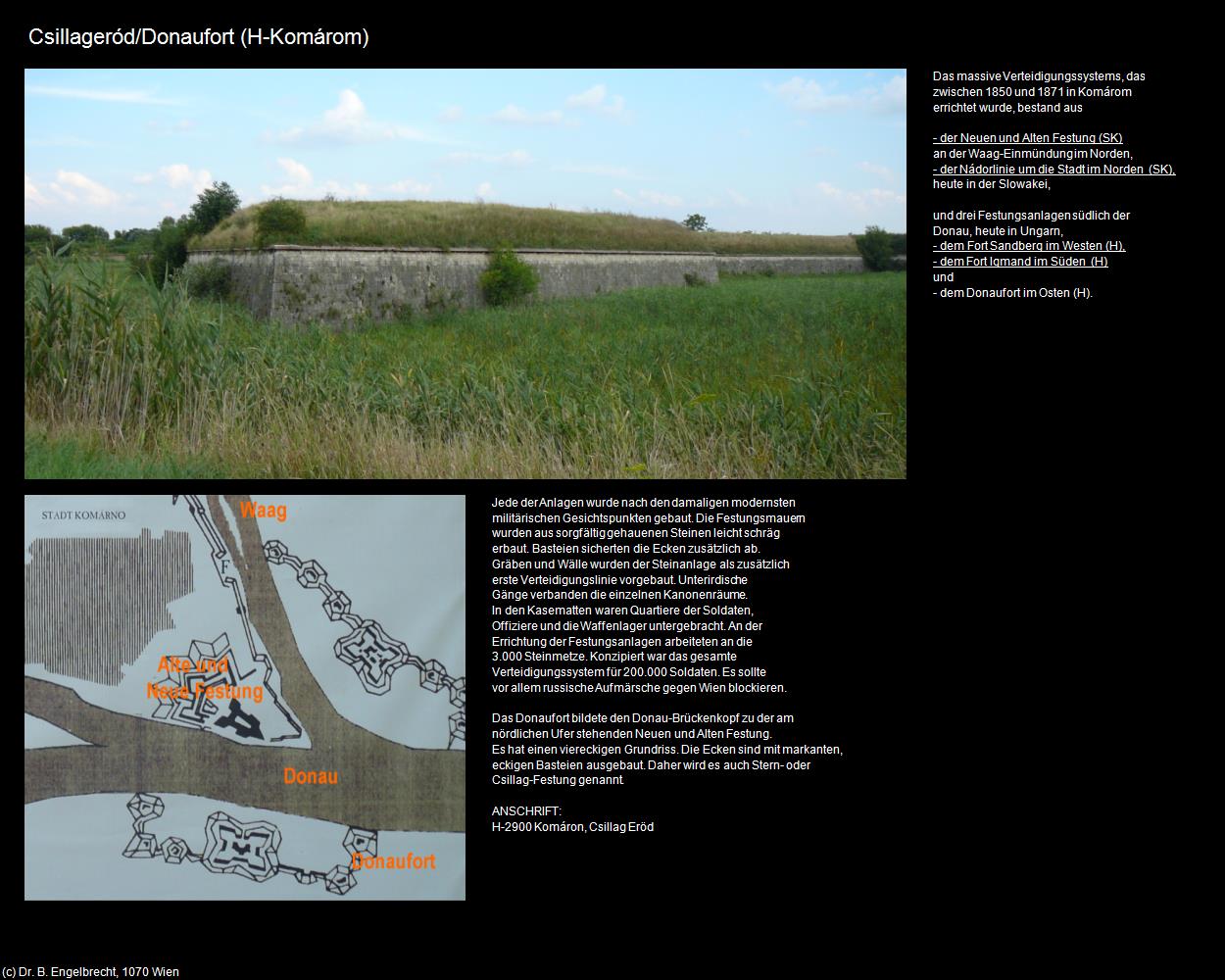 Donaufort|Csillageród (H-Komárom)  (Komárom) in UNGARN (c)B.Engelbrecht