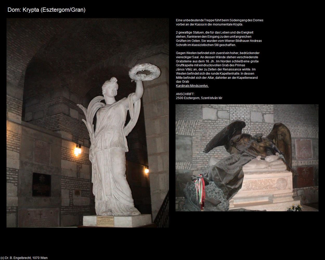 Dom: Krypta (Esztergom/Gran) in Kulturatlas-UNGARN(c)B.Engelbrecht