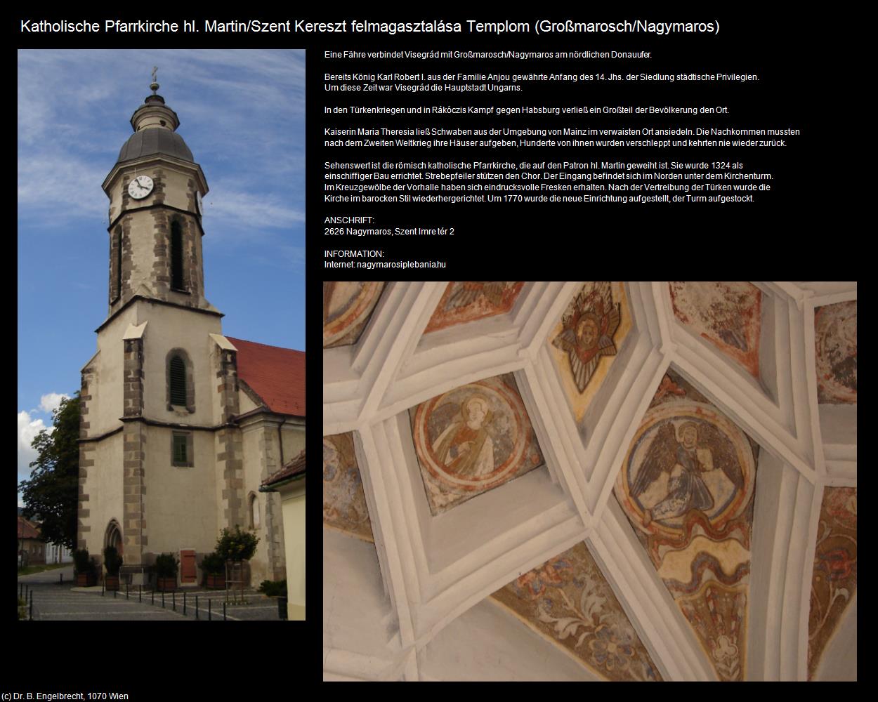 Rk. Pfk. hl. Martin (Nagymaros/Großmarosch) in Kulturatlas-UNGARN