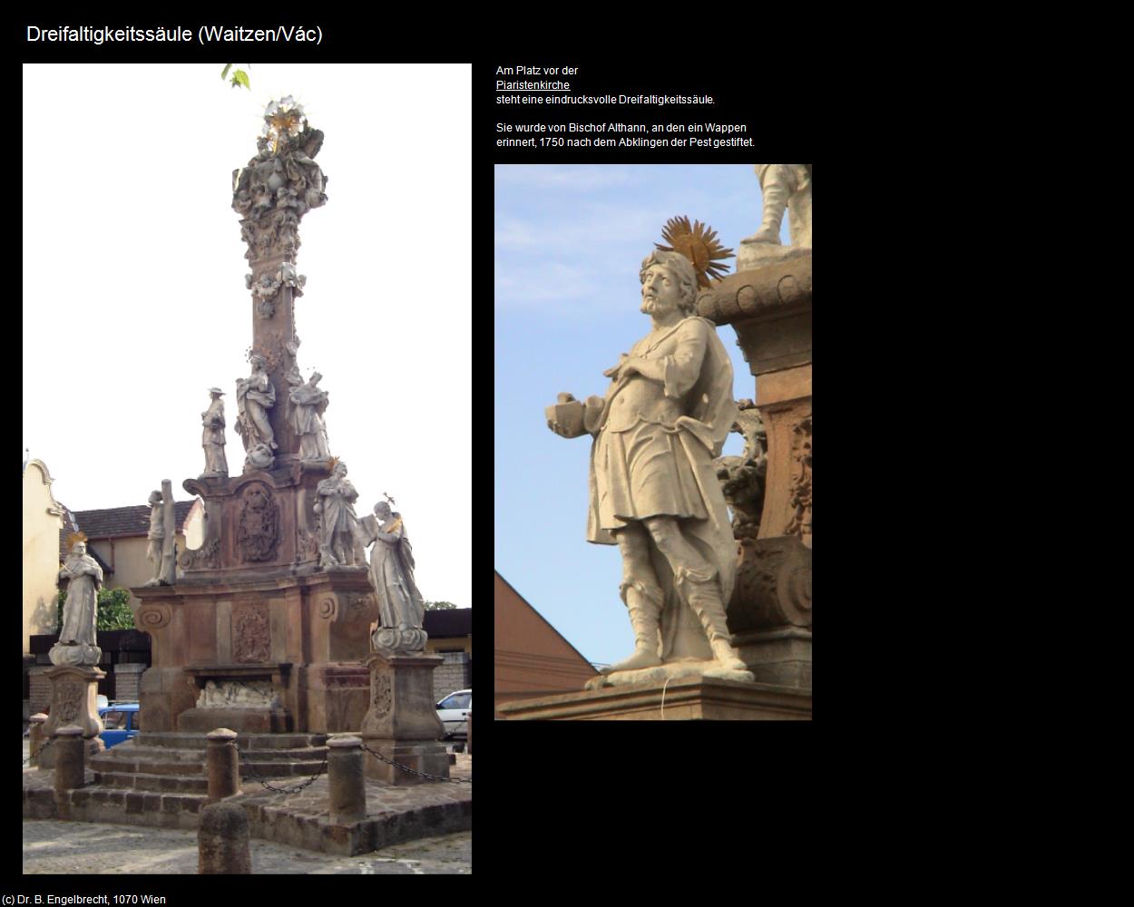 Dreifaltigkeitssäule (Vác/Waitzen) in Kulturatlas-UNGARN(c)B.Engelbrecht