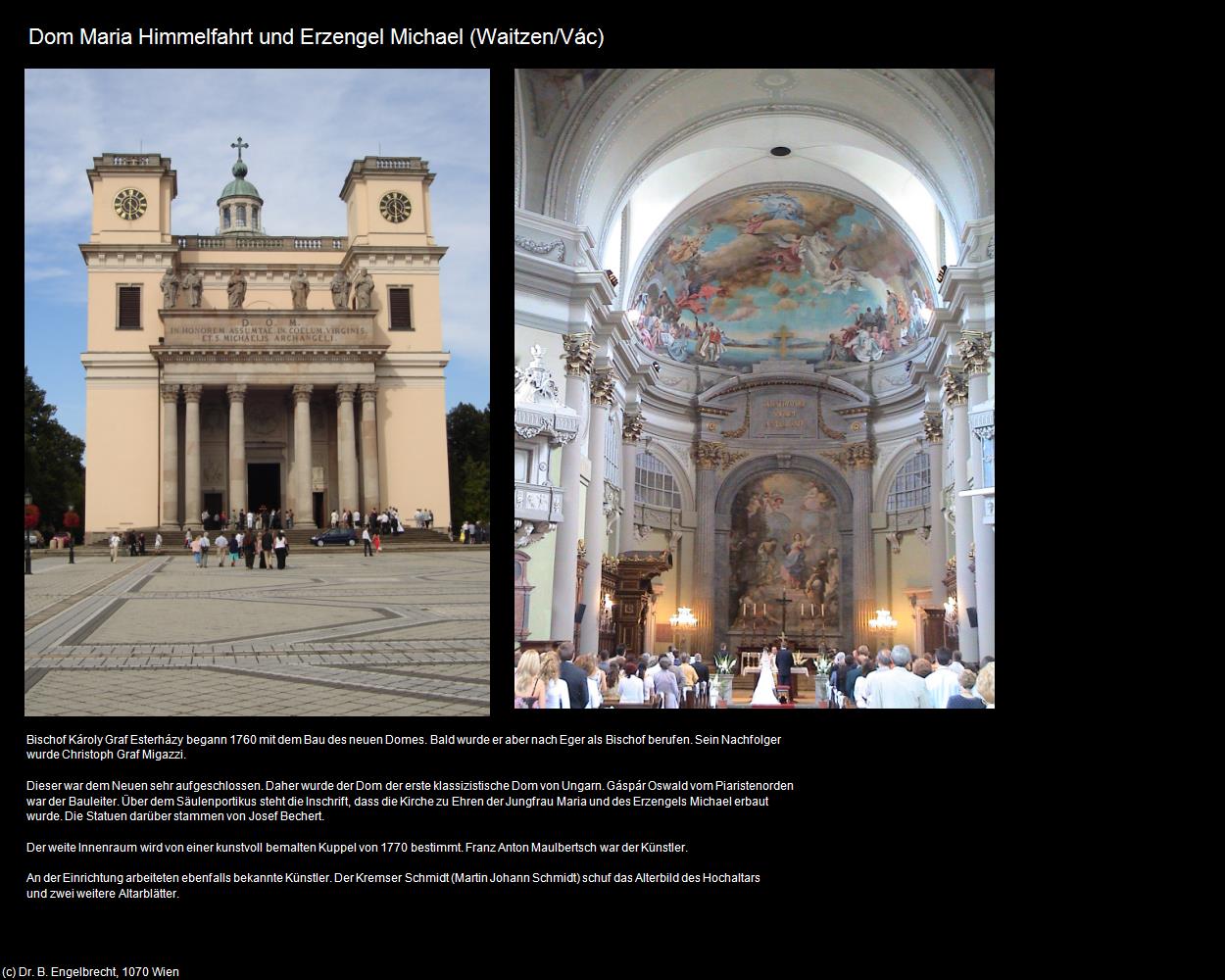 Dom Maria Himmelfahrt und Erzengel Michael (Vác/Waitzen) in Kulturatlas-UNGARN
