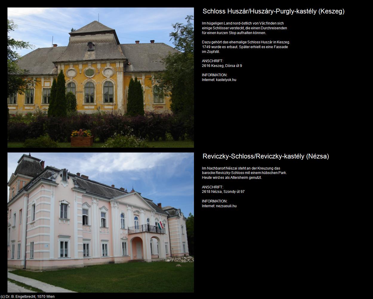 Schloss Huszár (Keszeg) in Kulturatlas-UNGARN