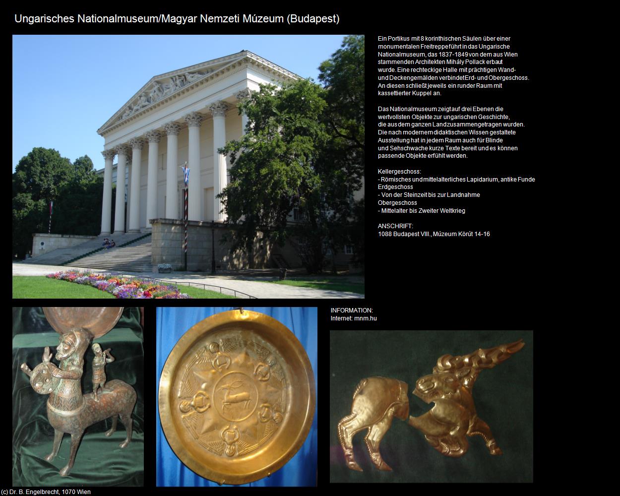 Ungarisches Nationalmuseum (Budapest) in Kulturatlas-UNGARN