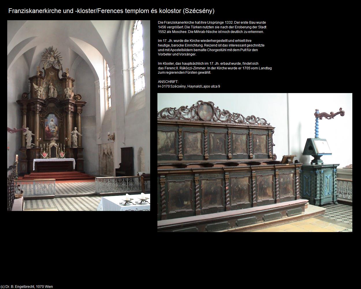 Franziskanerkirche und -kloster (Szécsény) in Kulturatlas-UNGARN