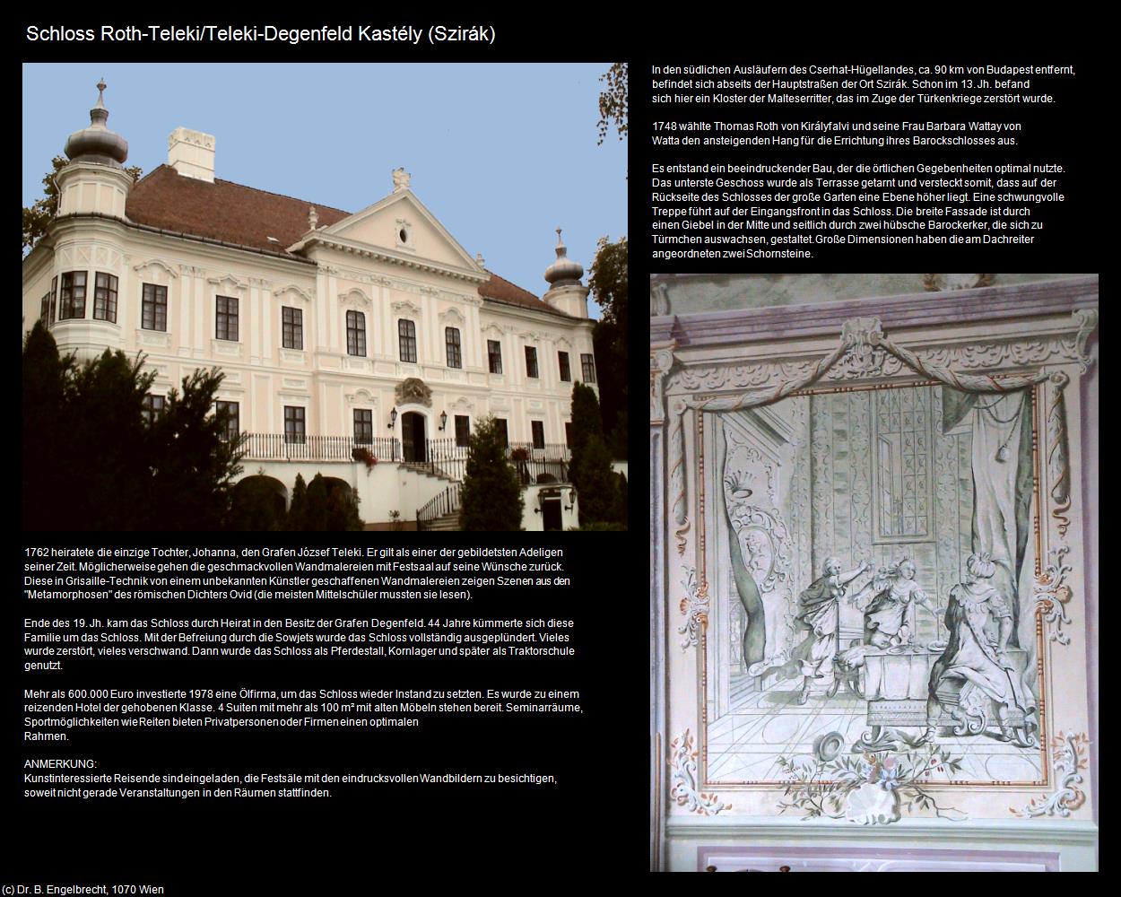Schloss Roth-Teleki (Szirák) in Kulturatlas-UNGARN