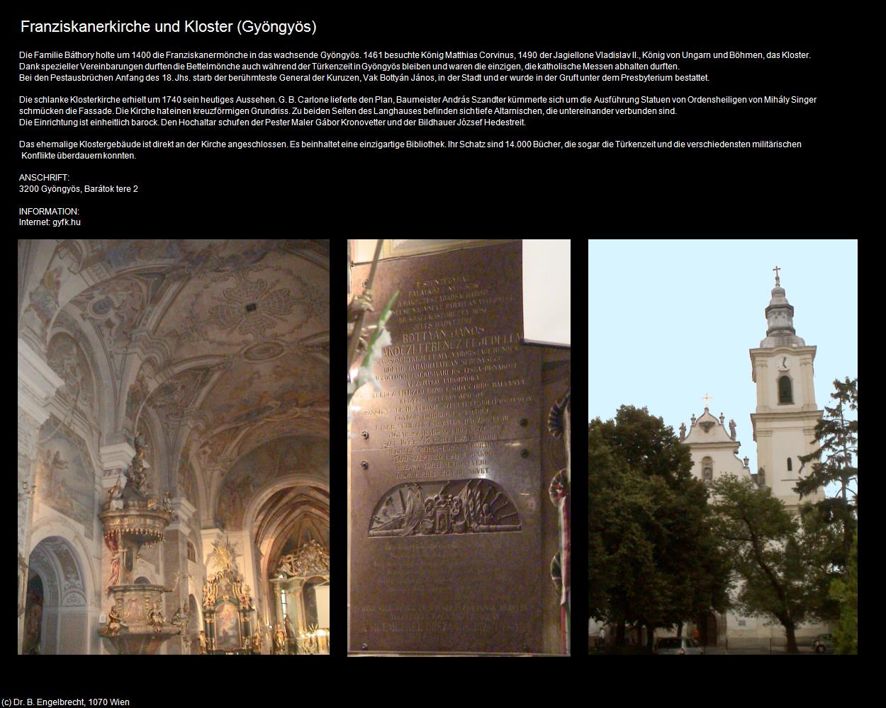 Franziskanerkirche und Kloster (Gyöngyös) in Kulturatlas-UNGARN