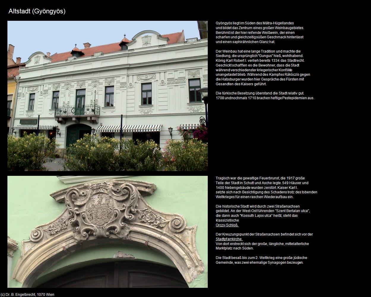 Altstadt (Gyöngyös) in Kulturatlas-UNGARN(c)B.Engelbrecht