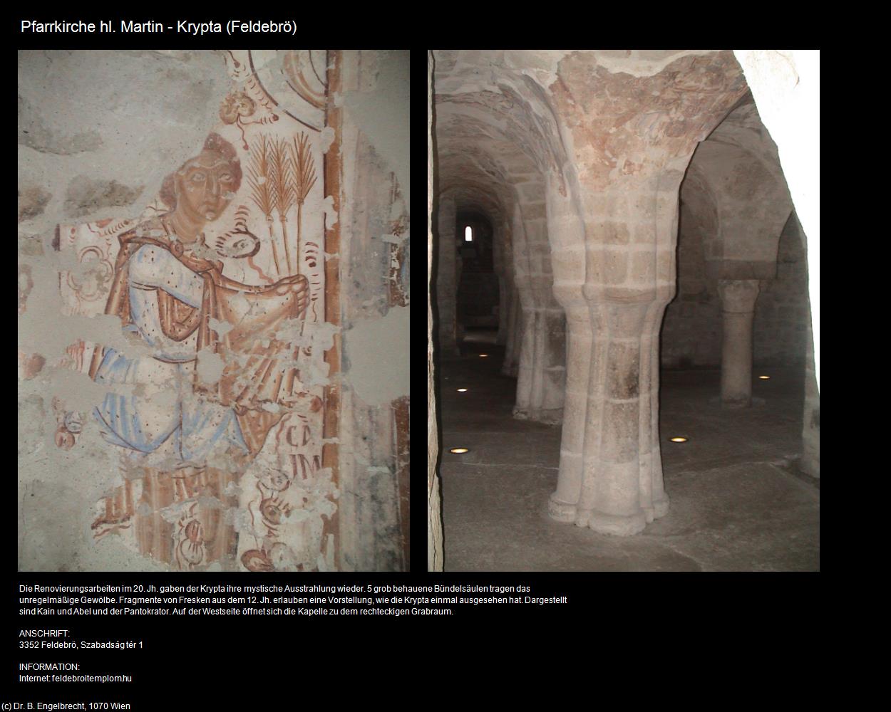 Pfk. hl. Martin - Krypta (Feldebrö) in Kulturatlas-UNGARN