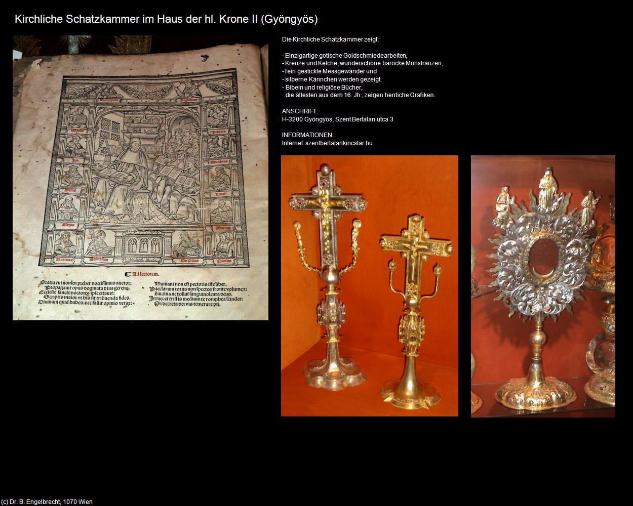 Kirchliche Schatzkammer im Haus der hl. Krone II (Gyöngyös) in Kulturatlas-UNGARN