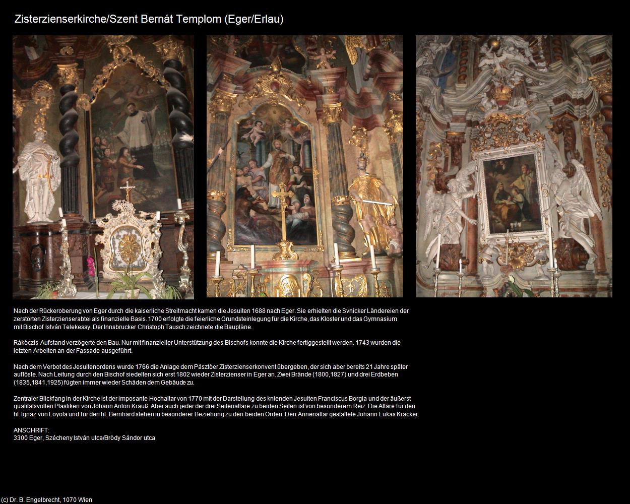 Zisterzienserkirche (Eger/Erlau) in Kulturatlas-UNGARN