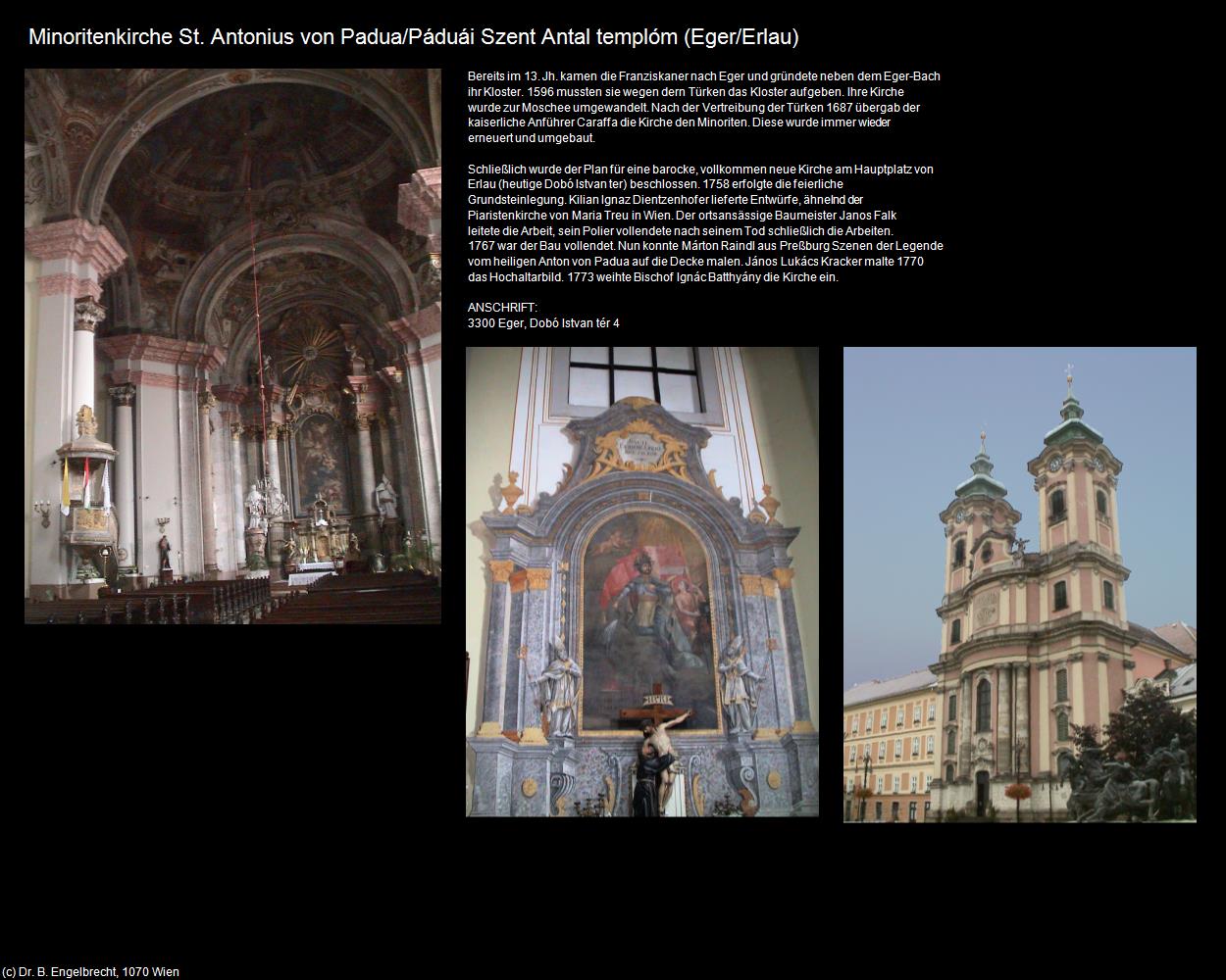 Minoritenkirche (Eger/Erlau) in Kulturatlas-UNGARN